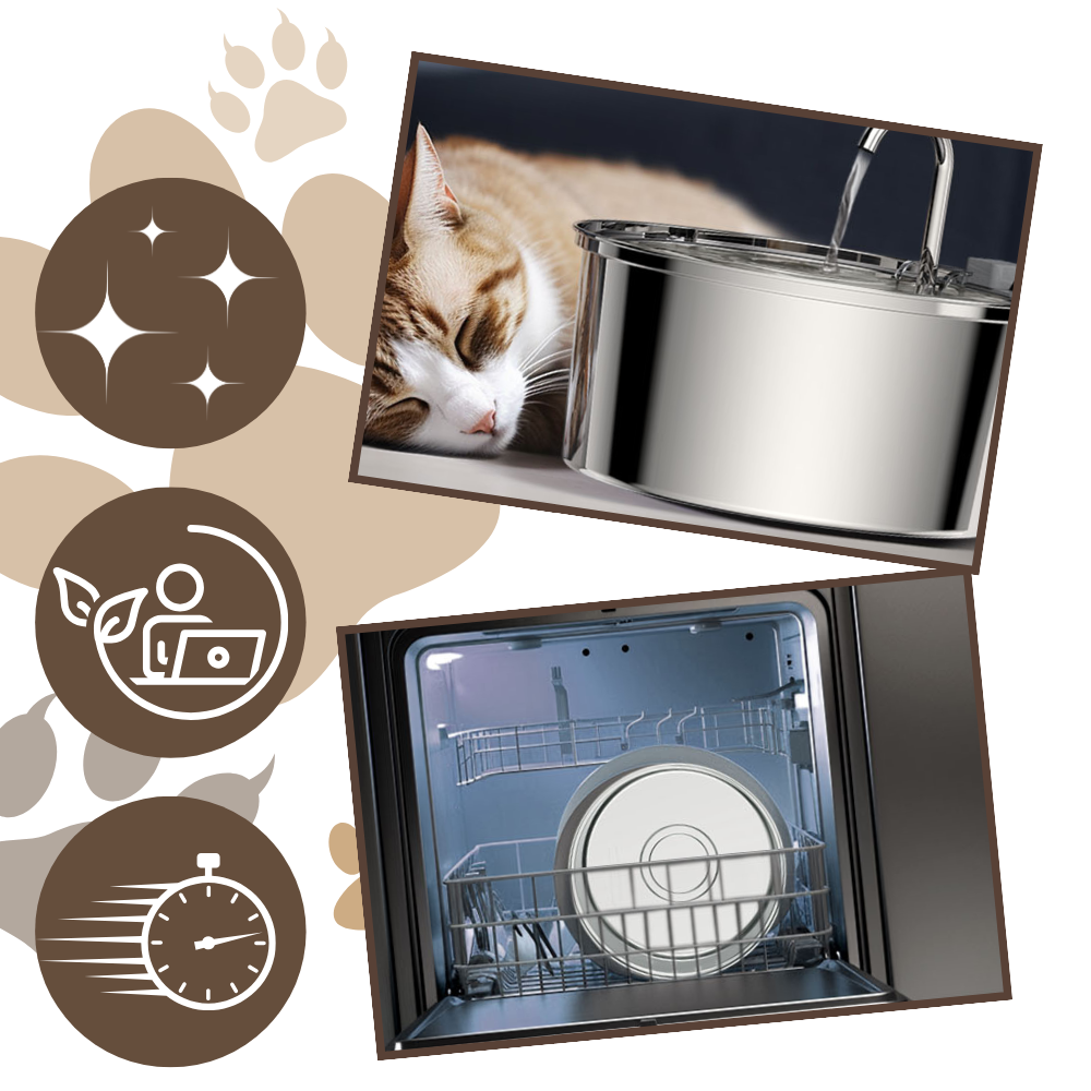 Drikkefontene for katter med stor kapasitet - Ozerty