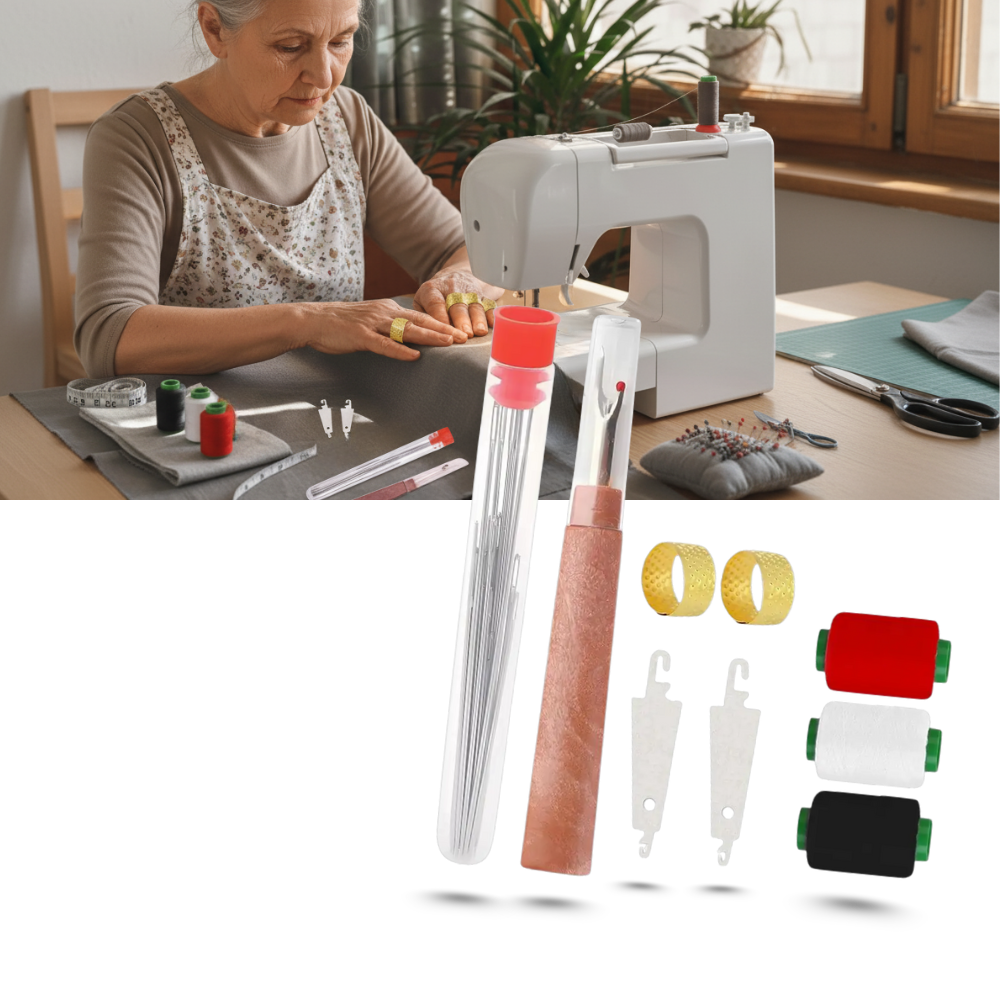 Broderinålsett Med Store Synåler - Ozerty