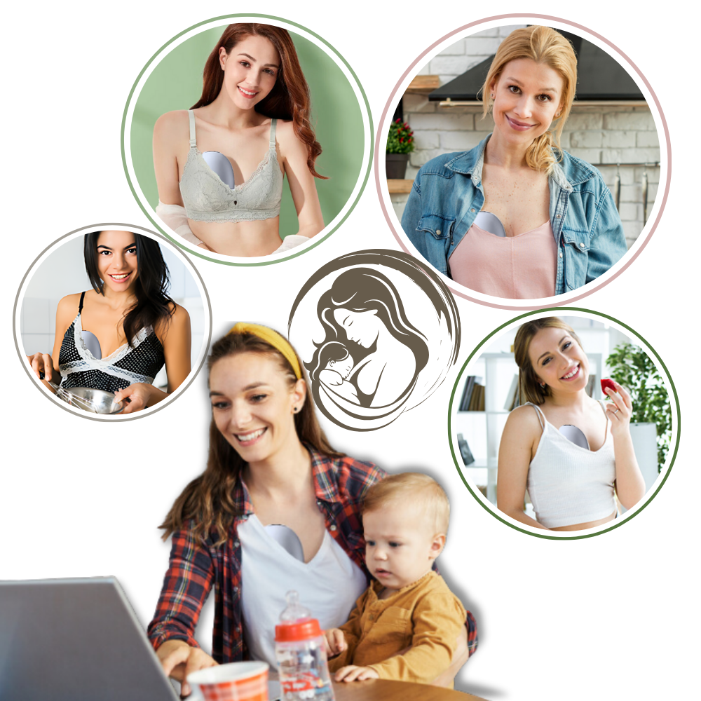 Lekkasjeforebyggende håndfri brystpumpe
- Ozerty