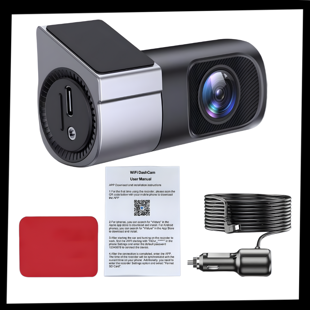 Dasbordkamera Med Nattesyn Og Loop-opptak - Ozerty