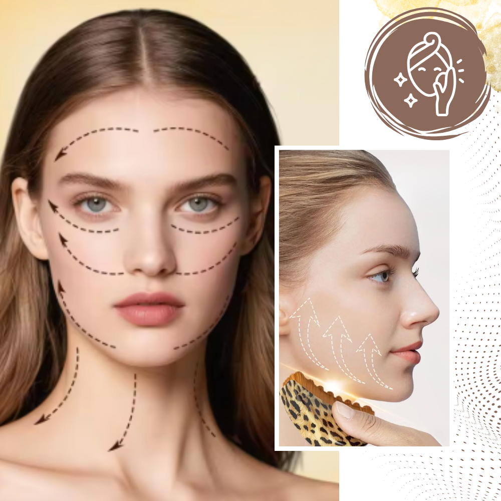 Lymfedrenerende Ansiktsbørste - Ozerty