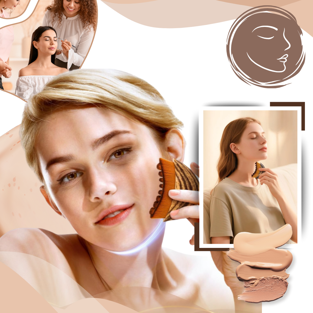 Lymfedrenerende Ansiktsbørste - Ozerty