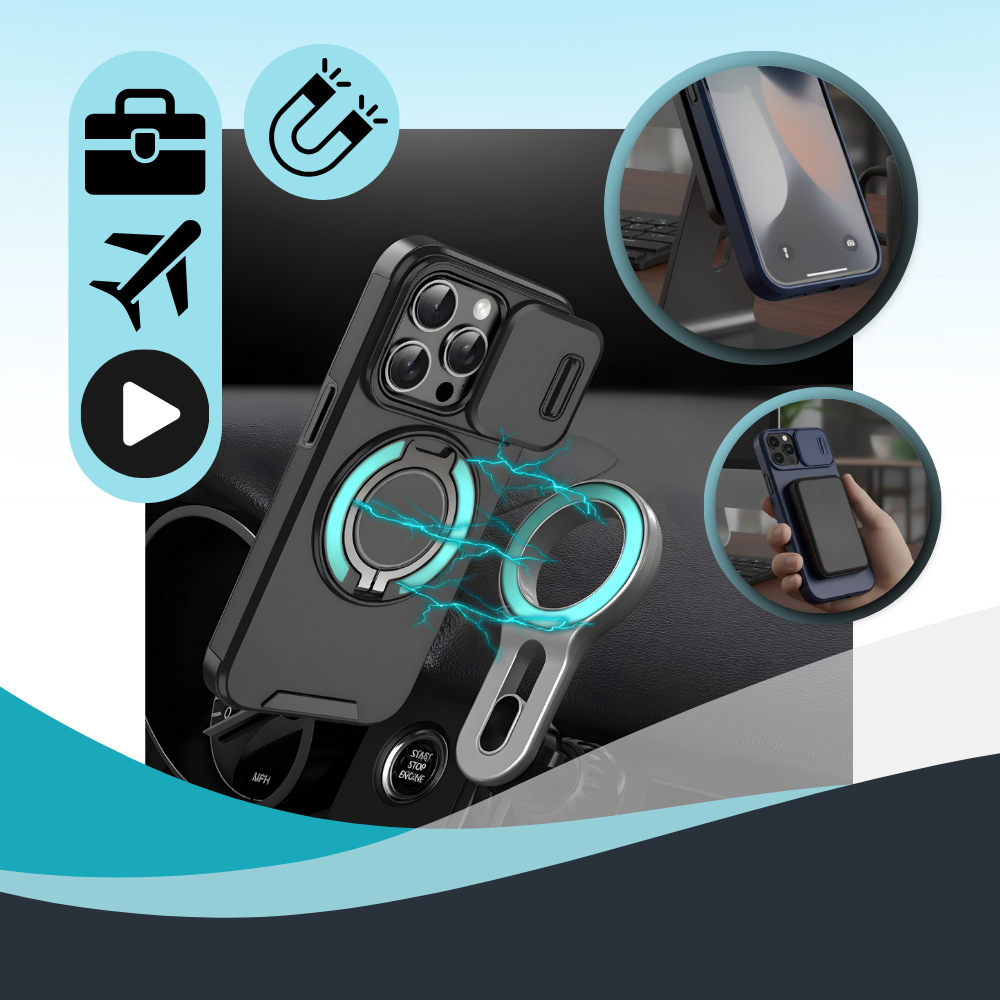 Magnetisk Utrustnet iPhone-Etui - Ozerty