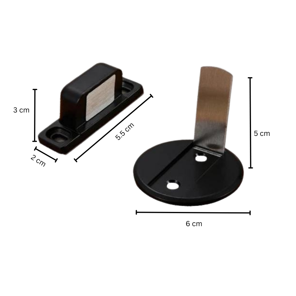 Magnetisk dørstopper i rustfritt stål - Ozerty