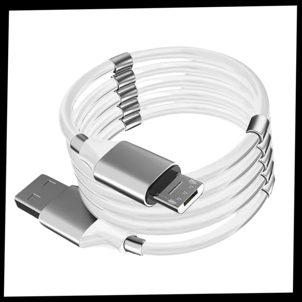 Fleksibel Magnetisk USB-Kabel - Ozerty