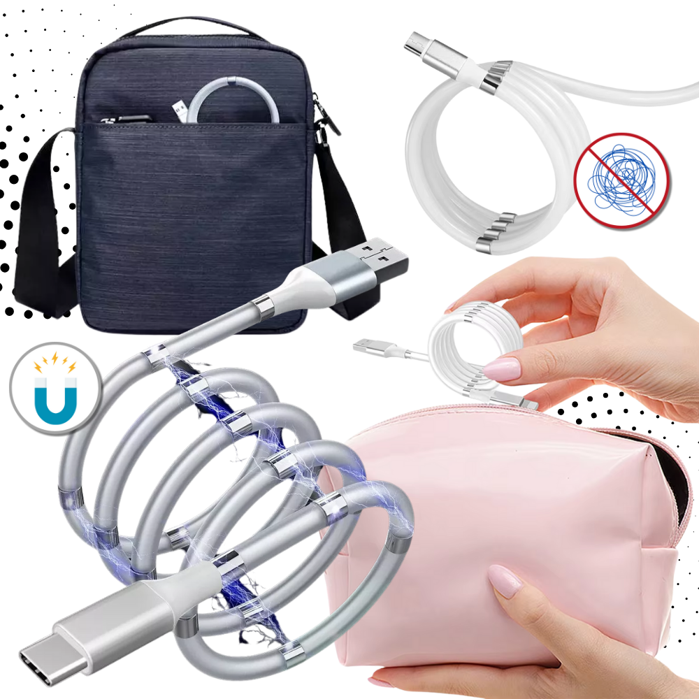 Fleksibel Magnetisk USB-Kabel - Ozerty