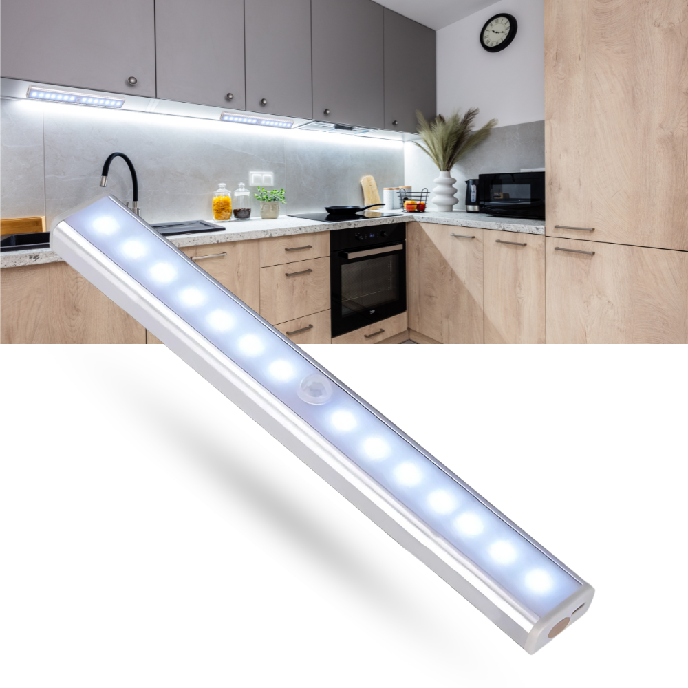 Magnetiske LED-lys med bevegelsessensor - Ozerty