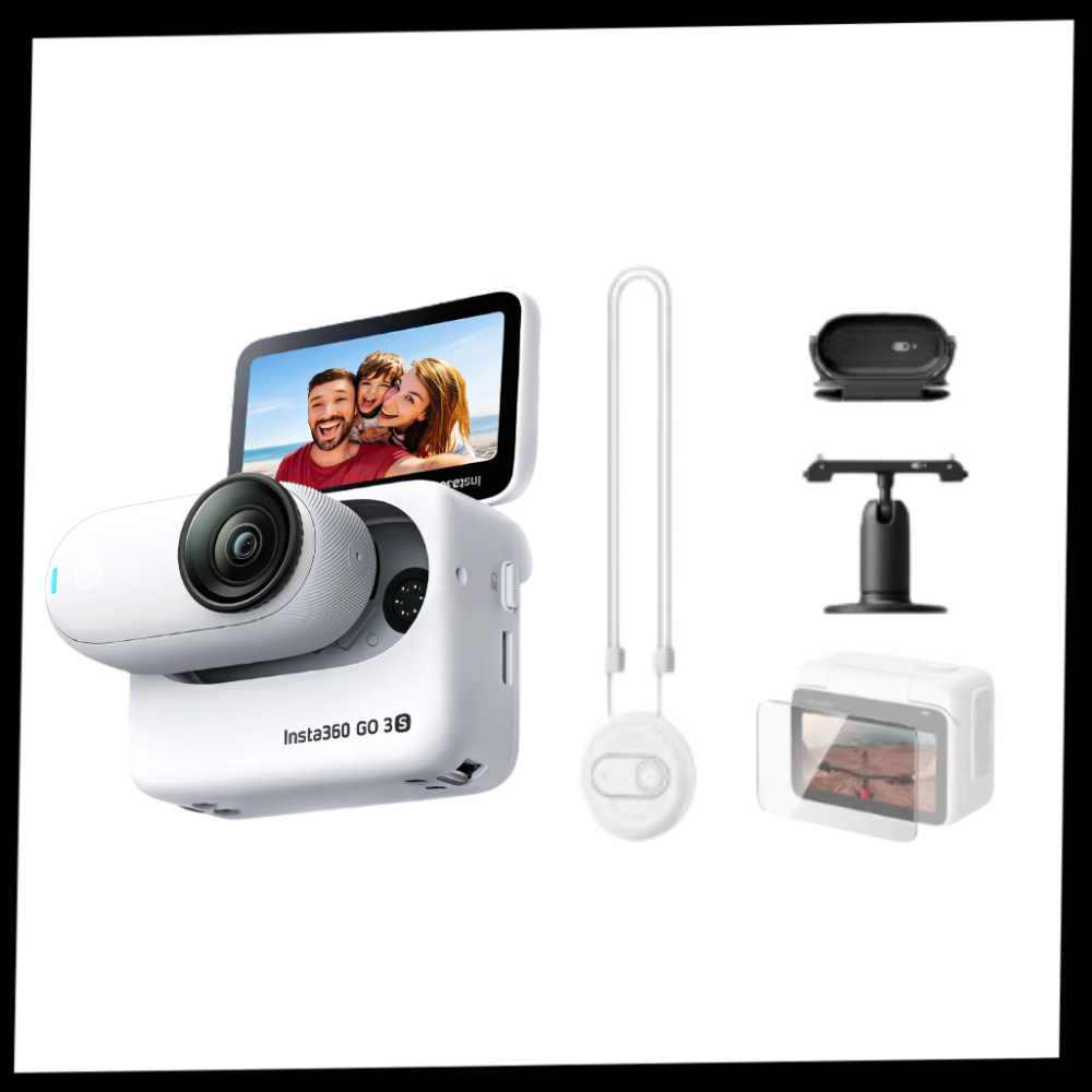 Insta 360 Håndfritt Kamera Med Magnetisk Montering  - Ozerty