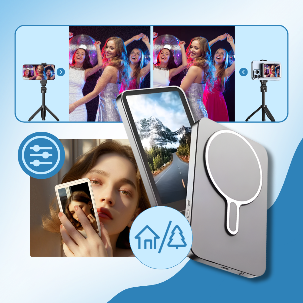 Magnetisk Selfie-Telefonmonitor - Ozerty