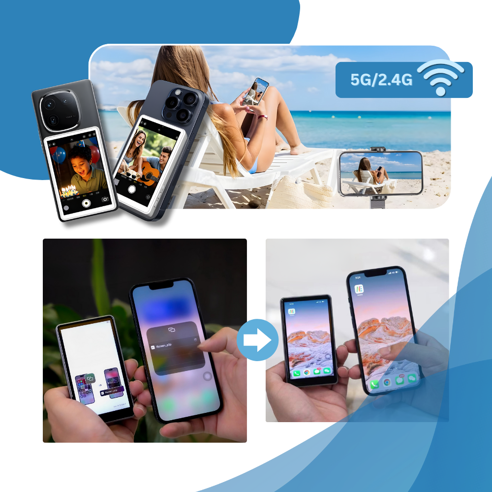 Magnetisk Selfie-Telefonmonitor - Ozerty