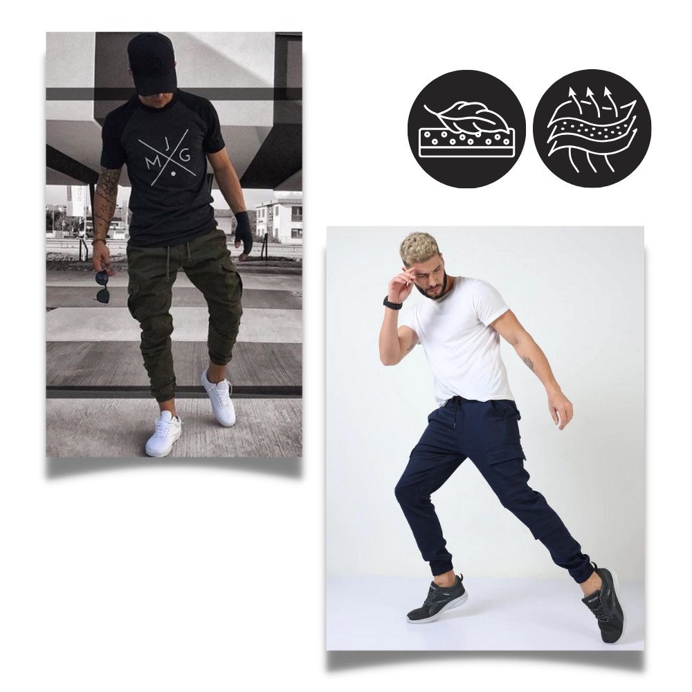 Slim Fit Cargo-bukser for menn
- Ozerty