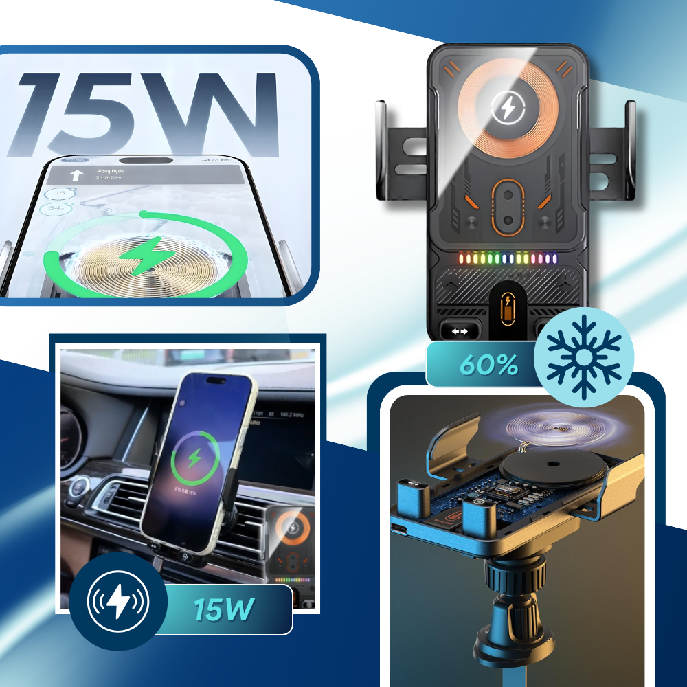 Miles Confidence Mobilholder og -Lader - Ozerty