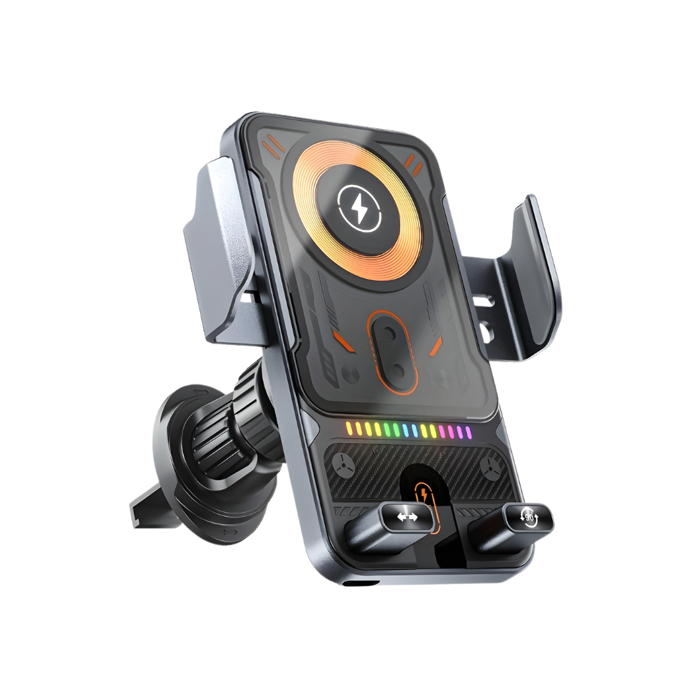 Miles Confidence Mobilholder og -Lader -Sølv - Ozerty