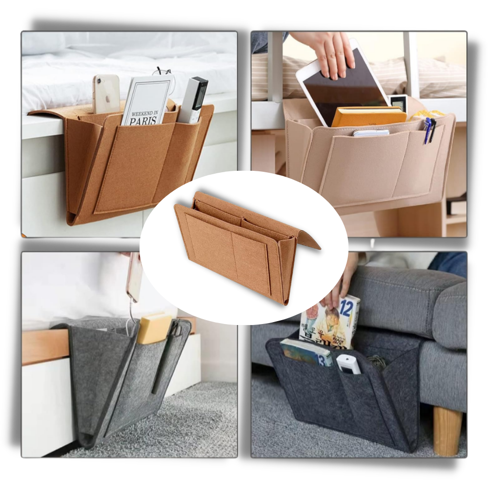 Minimalistisk og stilfull hengende oppbevaringsveske
- Ozerty