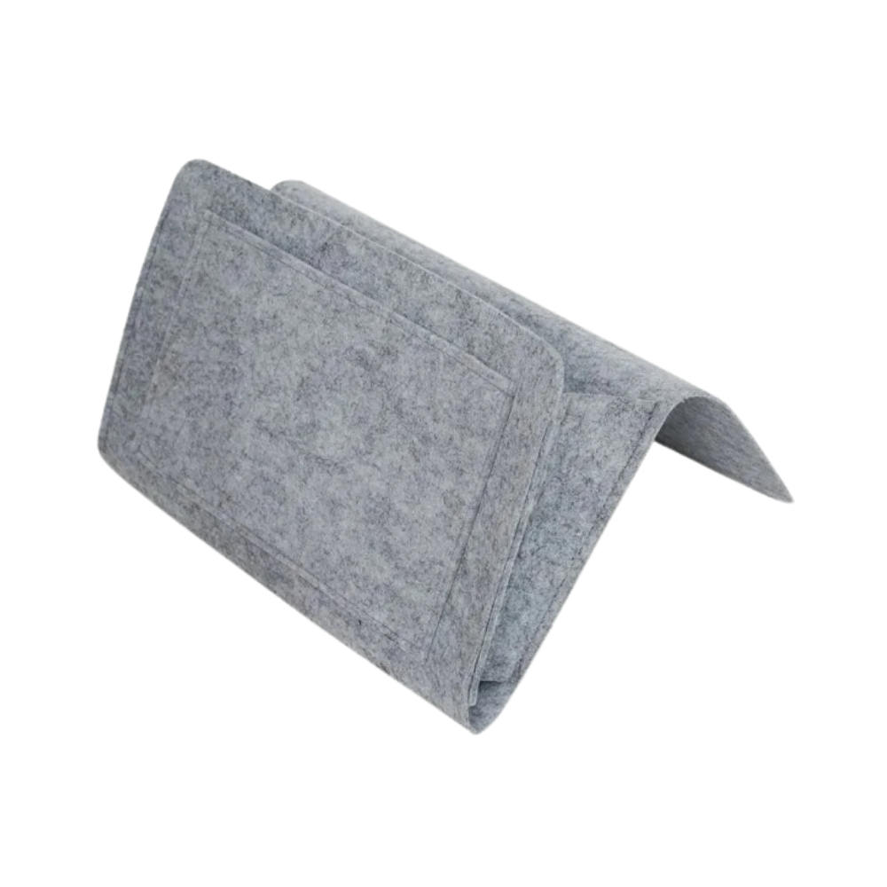 Minimalistisk og stilfull hengende oppbevaringsveske
-Lys grå - Ozerty