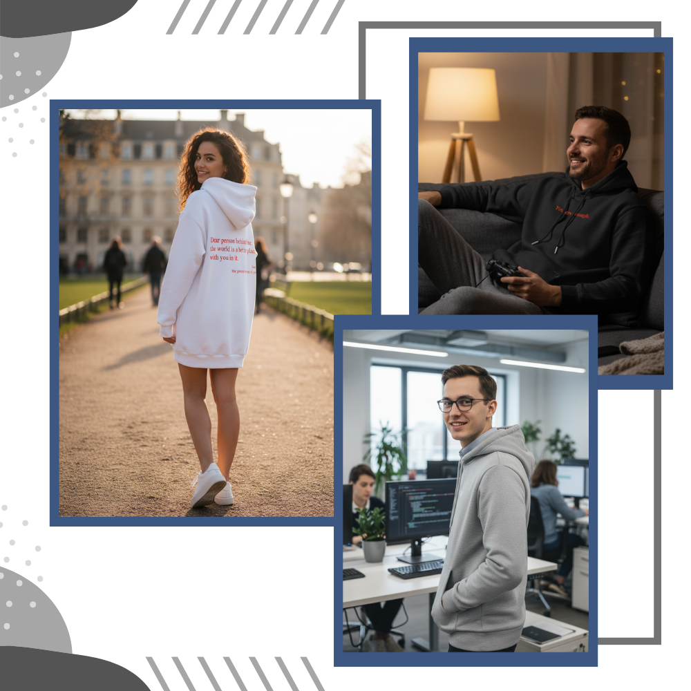 Motiverende Loose Women-Hettegenser - Ozerty