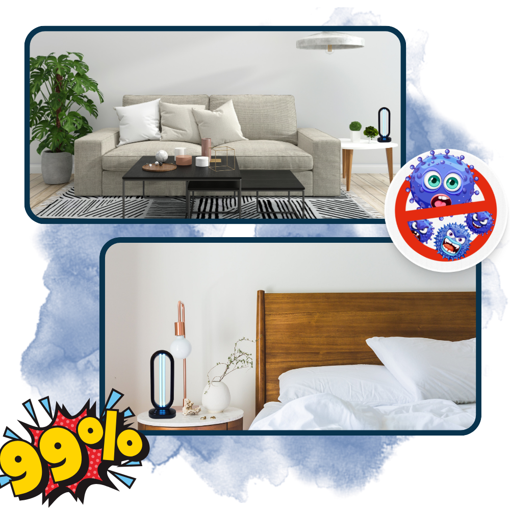 UV-desinfeksjonspære for flere overflater
- Ozerty