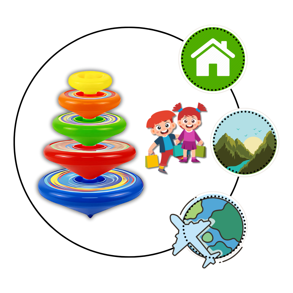 Morsom Gyro-Leke Med Flere Lag - Ozerty