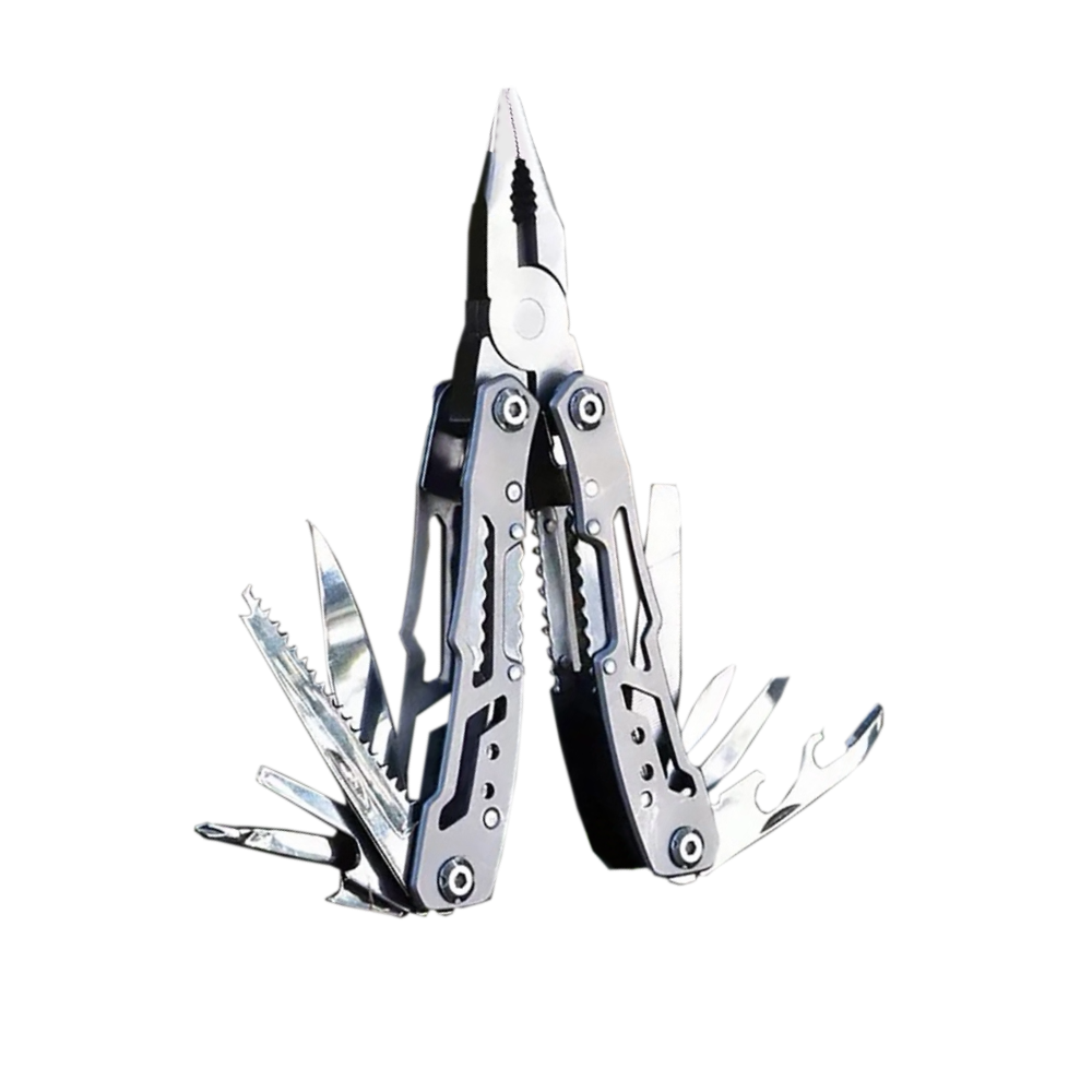 Sammenleggbart multiverktøy -Sølv - Ozerty