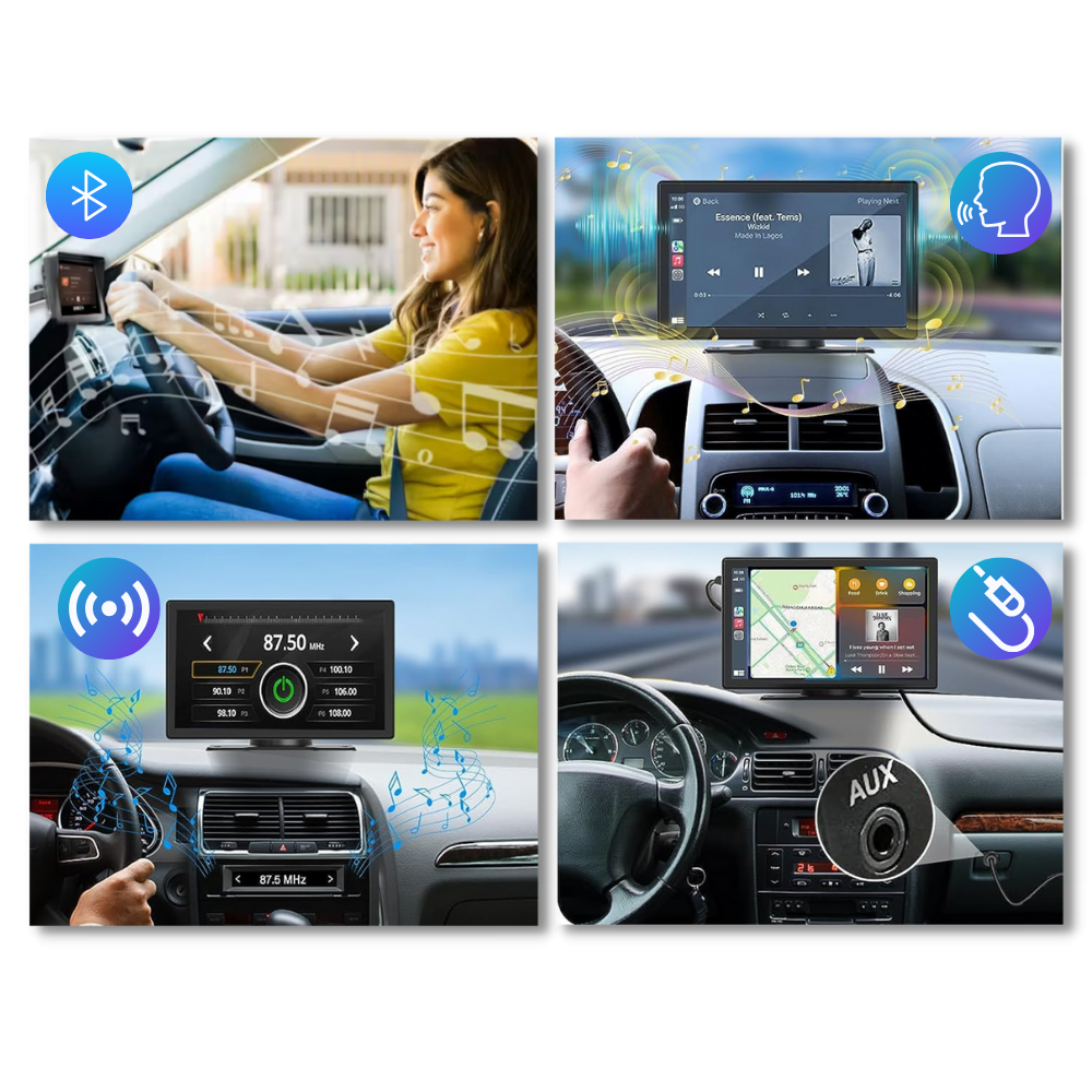 Multimedia trådløs CarPlay-spiller - Ozerty