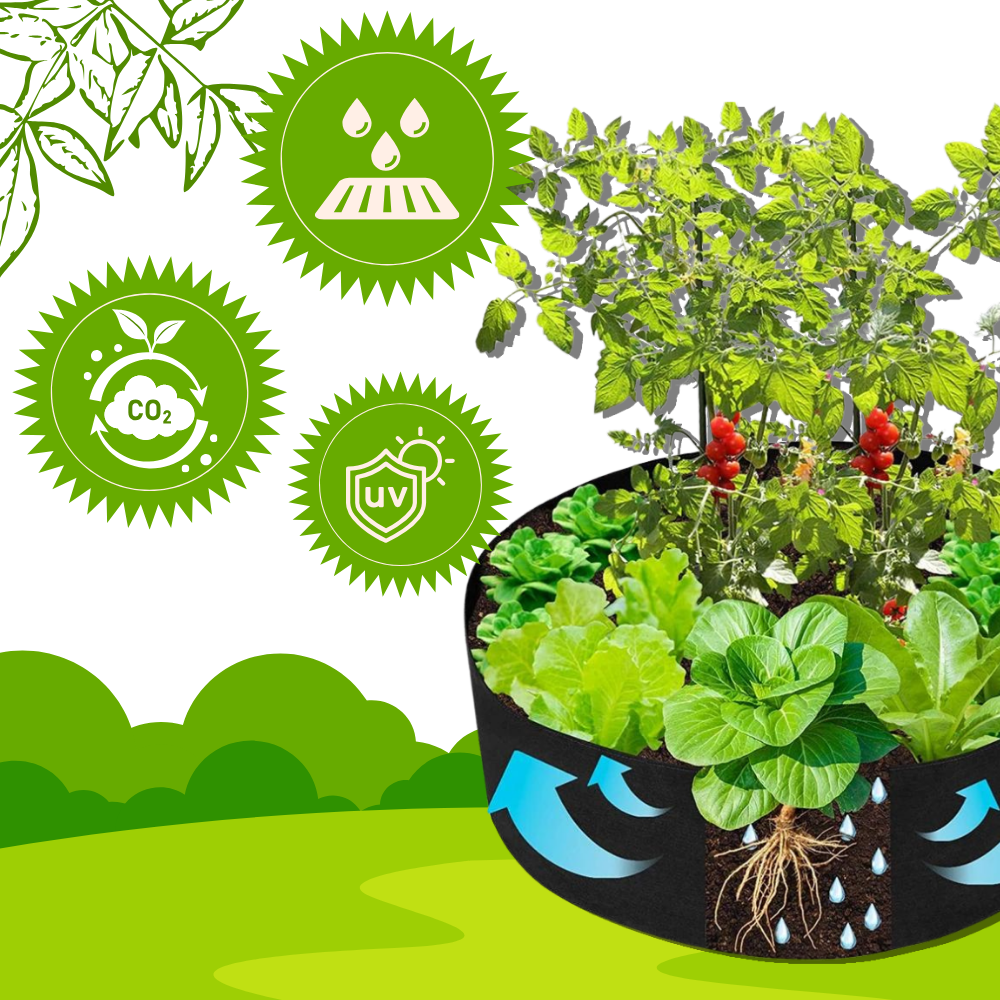 Allsidige pustende planteposer
- Ozerty