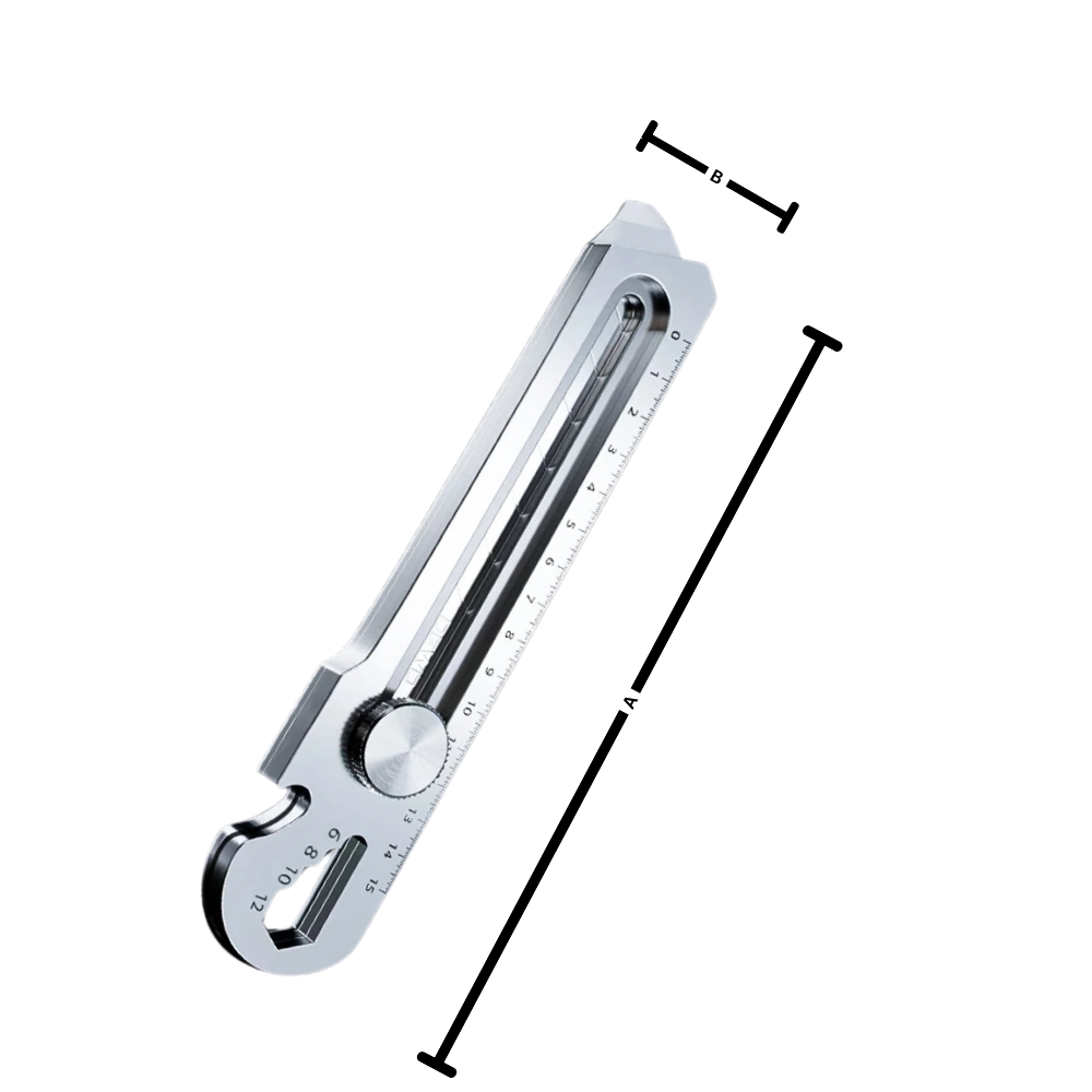 Uttrekkbar eskekutter til flere formål
- Ozerty