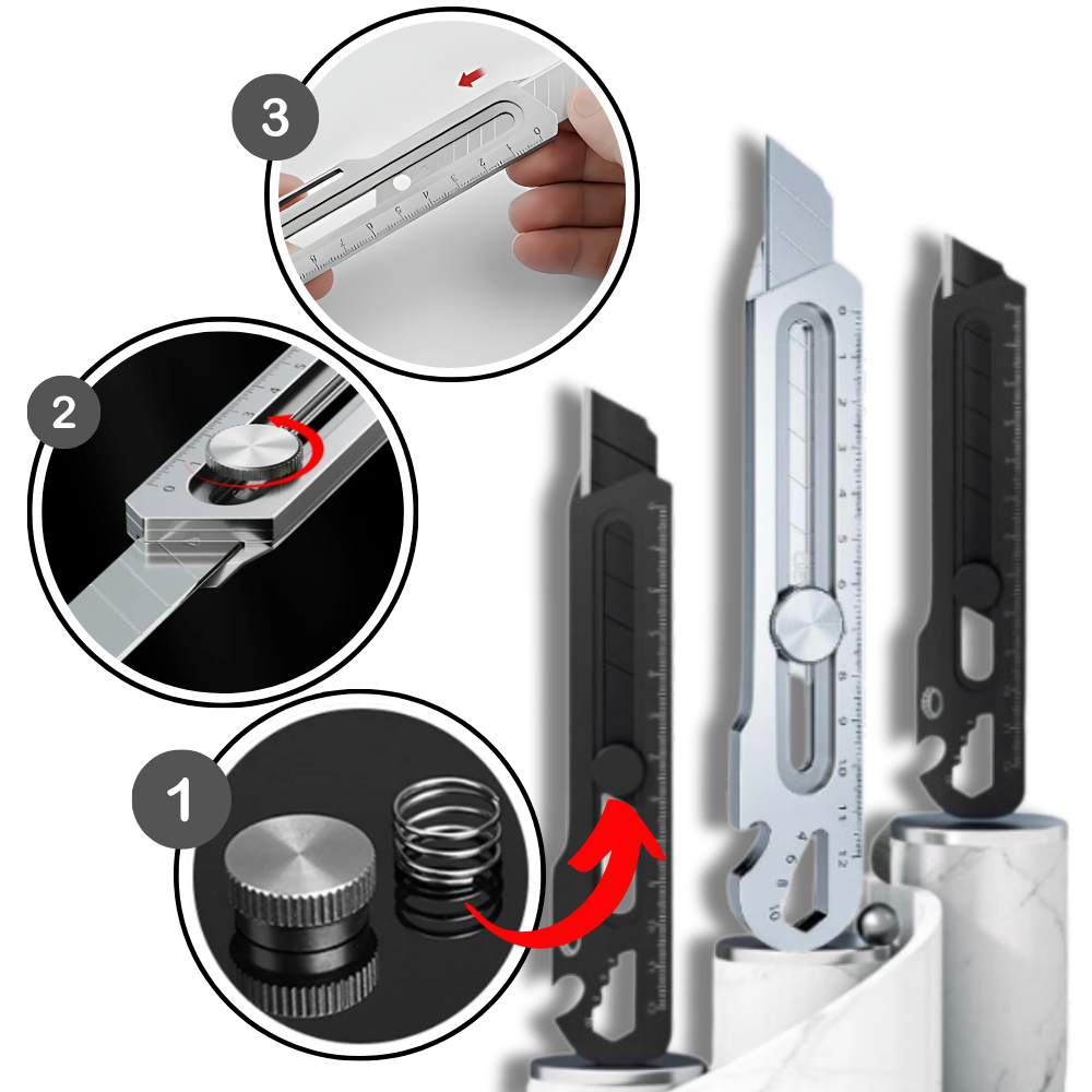 Uttrekkbar eskekutter til flere formål
- Ozerty