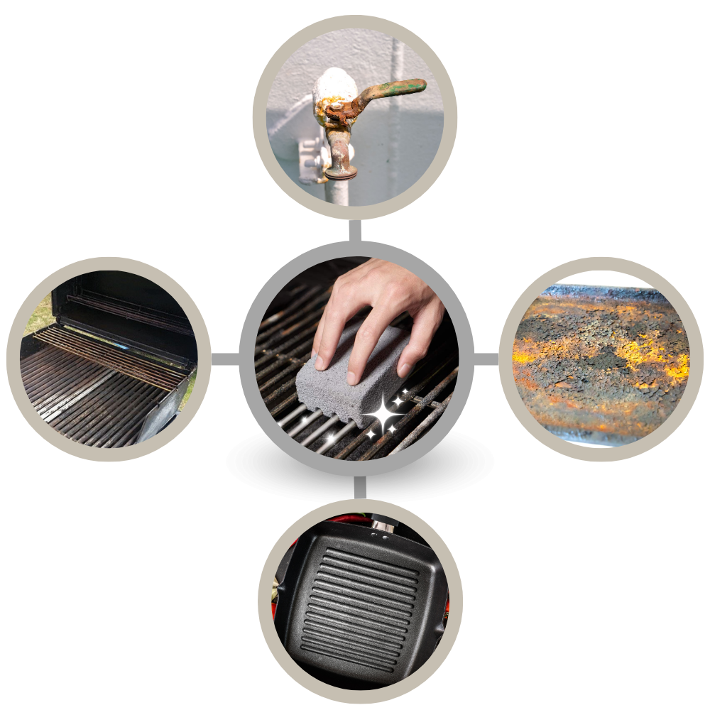 Rengjørings-stein til grill og andre overflater
- Ozerty