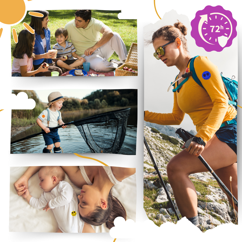 Myggavvisende klistremerker med naturlige ingredienser
- Ozerty