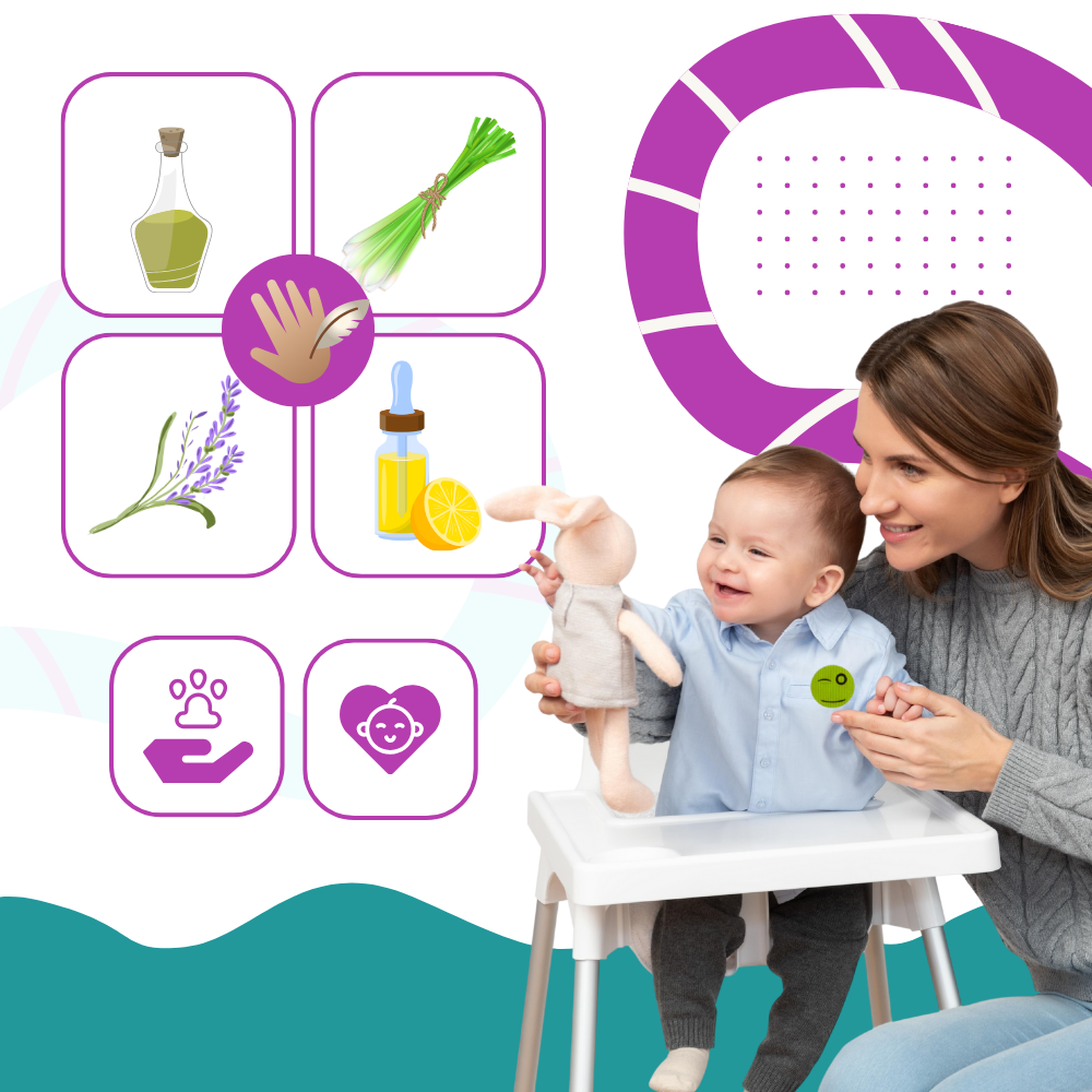 Myggavvisende klistremerker med naturlige ingredienser
- Ozerty