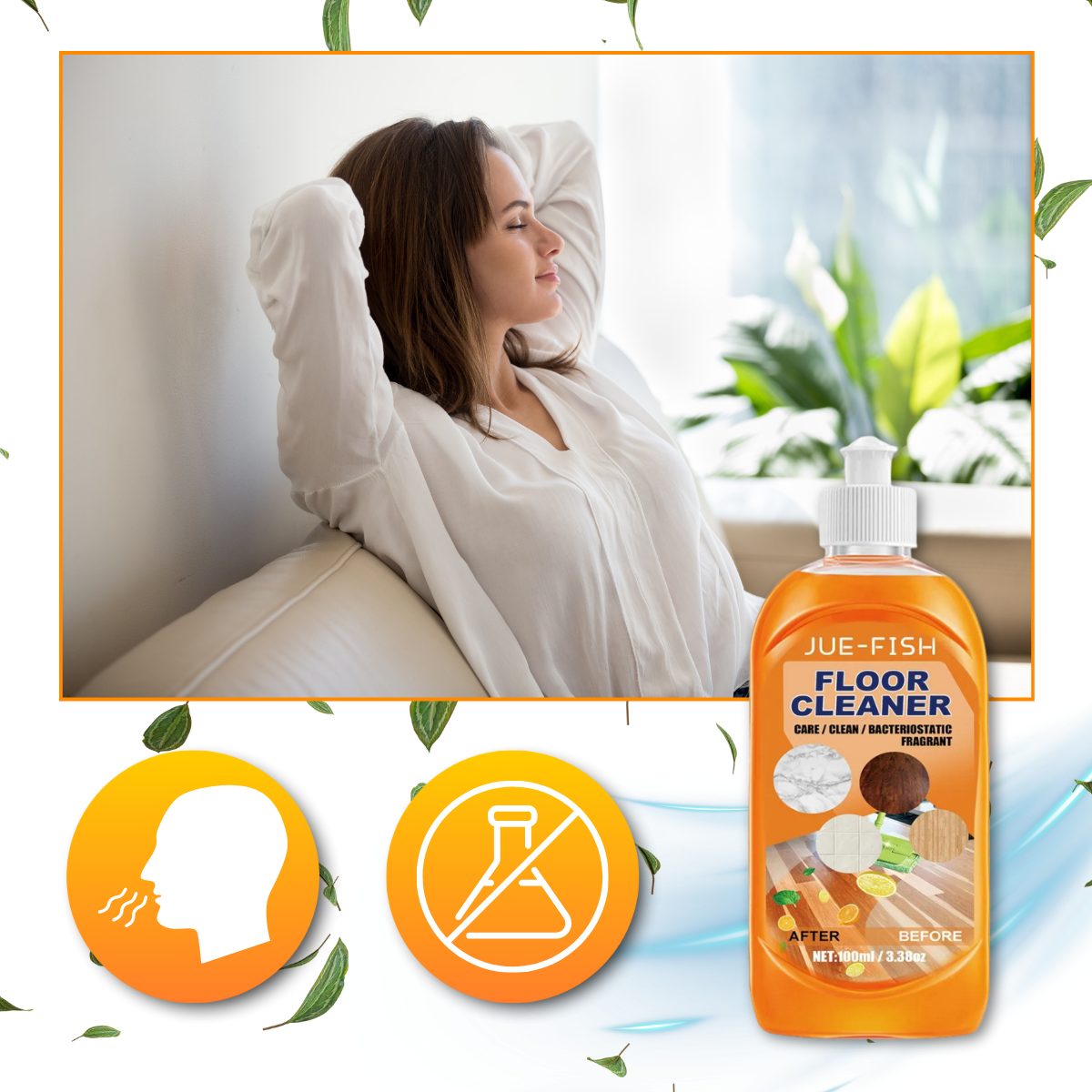 Marmor Flerbruks-Rengjøringsmiddel Med Naturlig Duft
- Ozerty