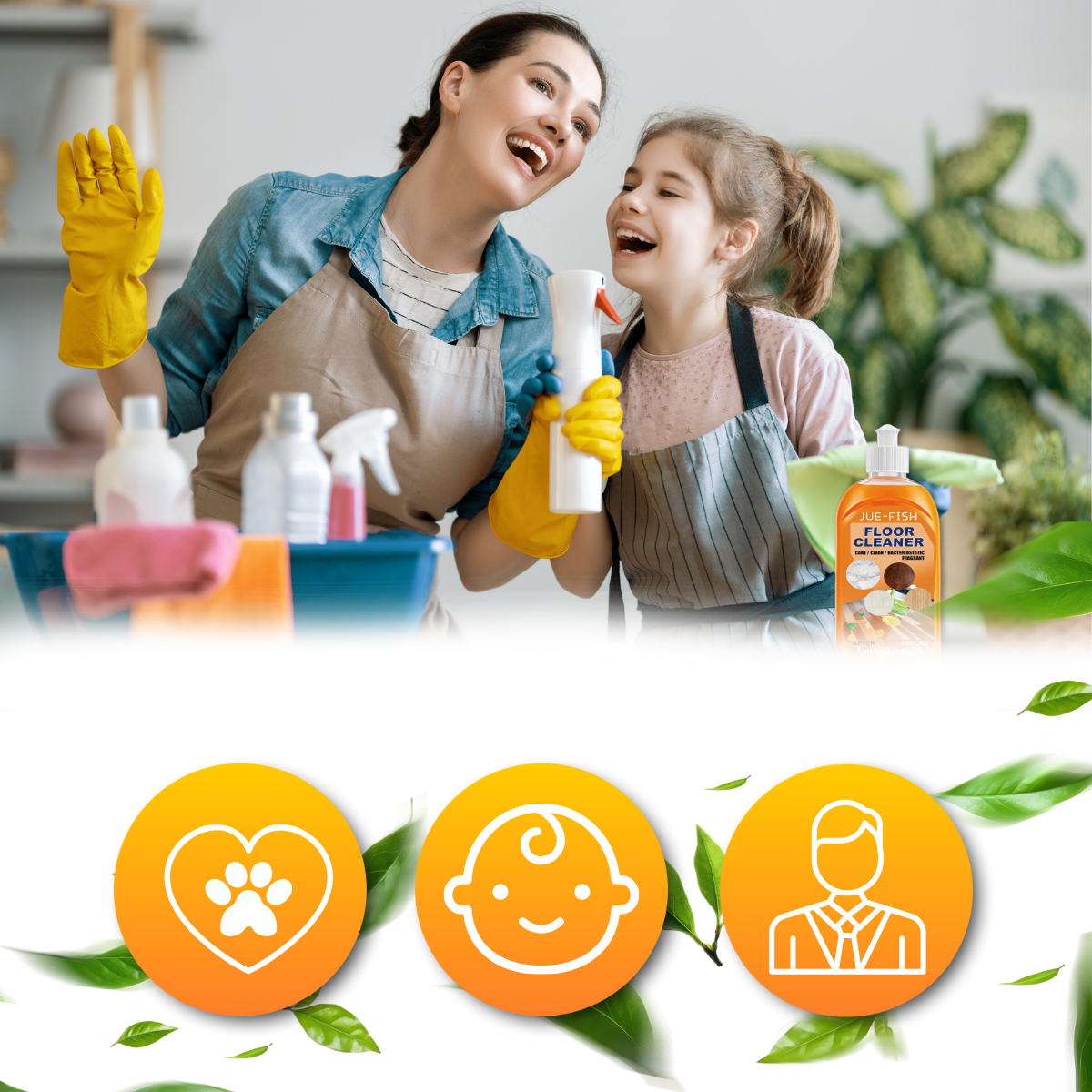 Marmor Flerbruks-Rengjøringsmiddel Med Naturlig Duft
- Ozerty