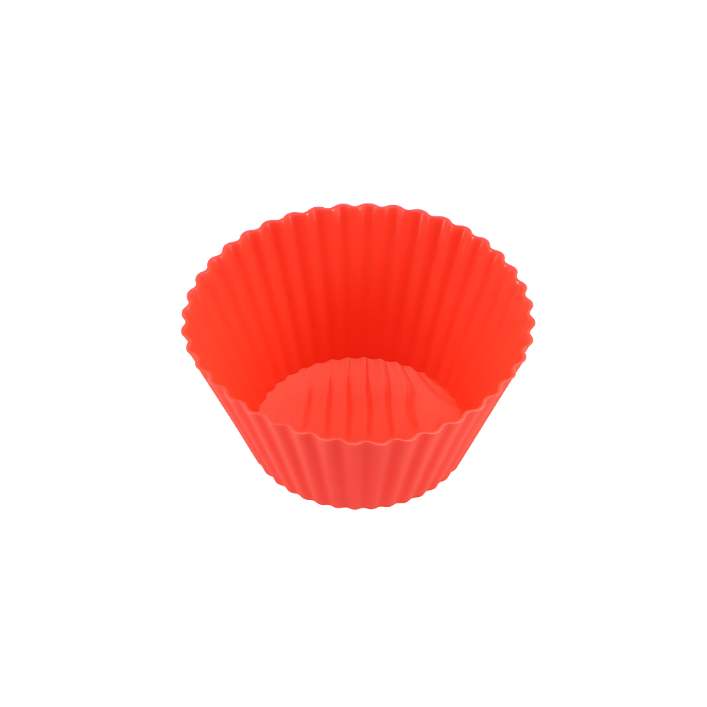 Non-stick varmeresistent silikonform
 -Rødt - Ozerty