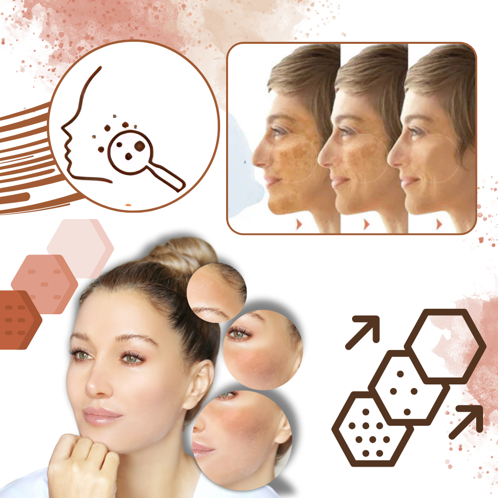 Ikke-fettete melanin-korrigerende ansiktsserum - Ozerty