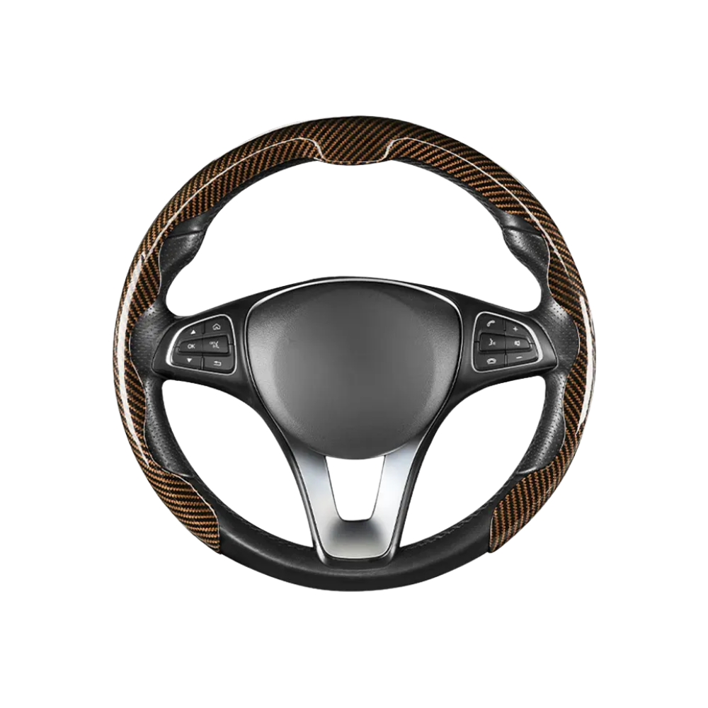 Sklisikkert Rattdeksel -Brun - Ozerty