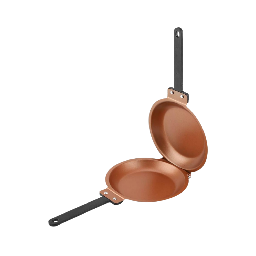Non-stick dobbeltsidig stekepanne
-Bronse - Ozerty