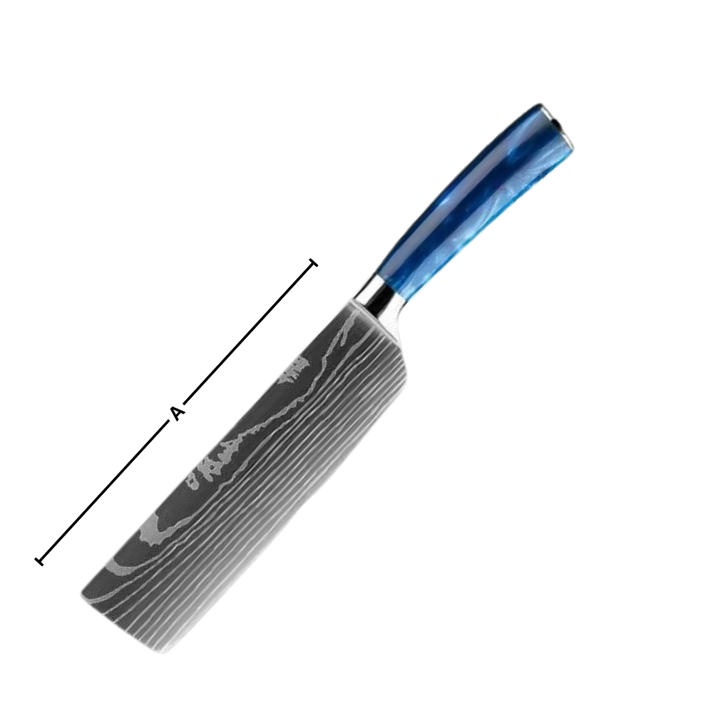 Havblå japanske kniver
- Ozerty