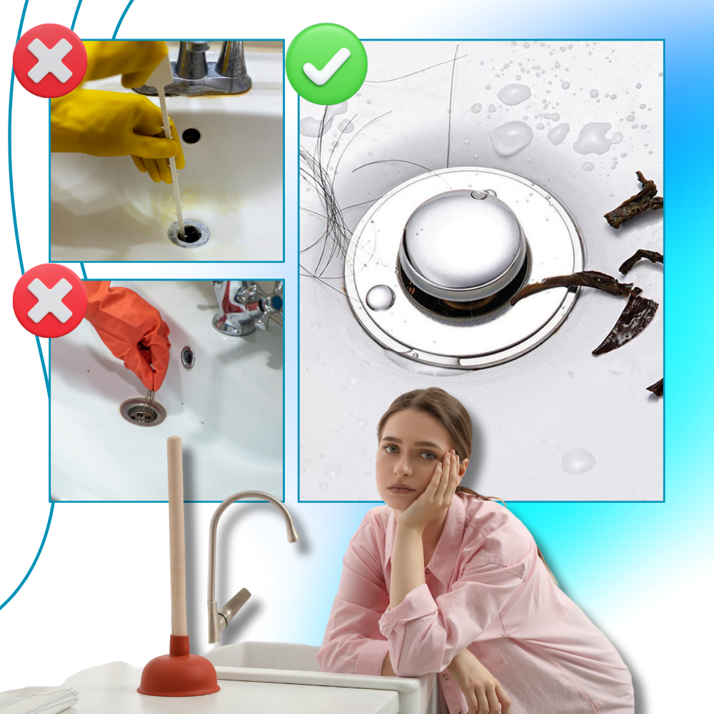 Luktisolerende Pop Up-stopper til Oppvaskkum
- Ozerty