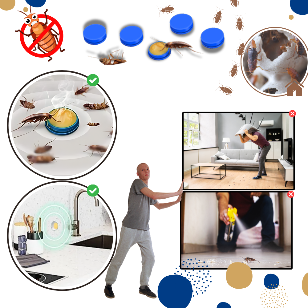 Luktfrie kakerlakkfeller
- Ozerty