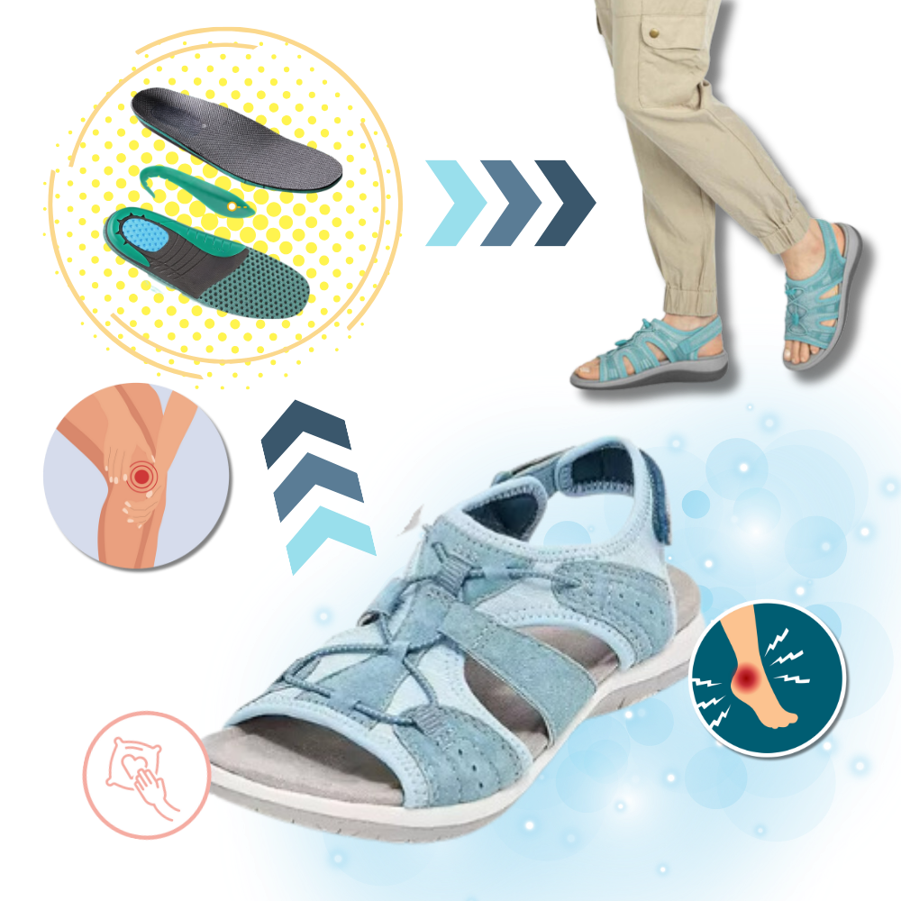 Sklisikre Sandaler med Ortotisk Støtte - Ozerty