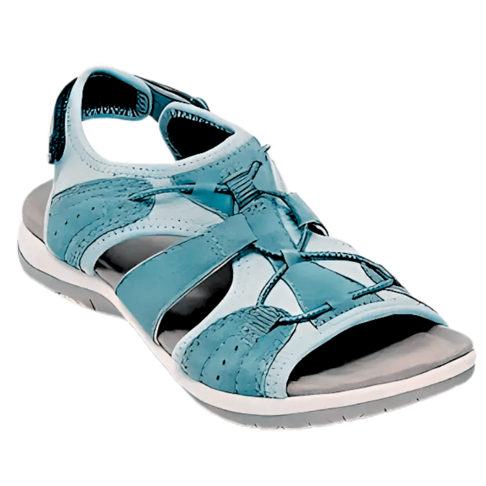 Sklisikre Sandaler med Ortotisk Støtte -Mørkegrønn - Ozerty