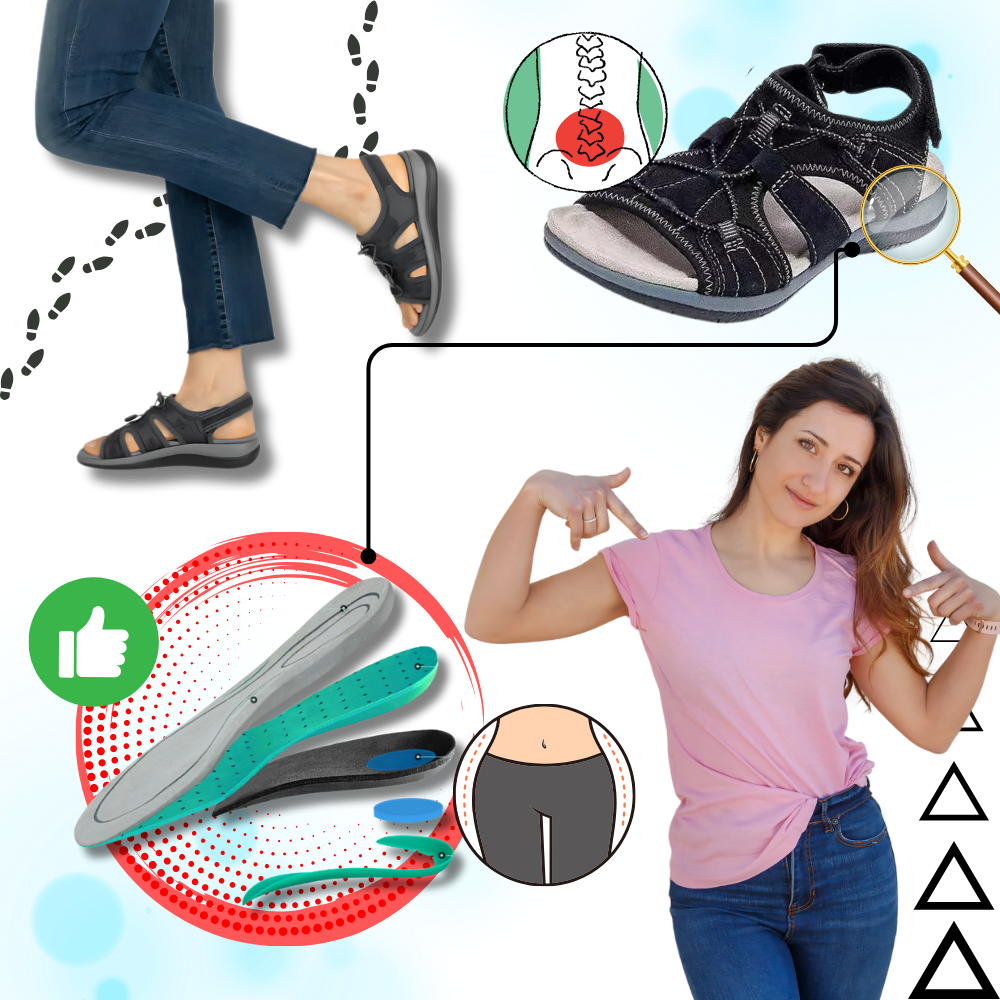 Sklisikre Sandaler med Ortotisk Støtte - Ozerty