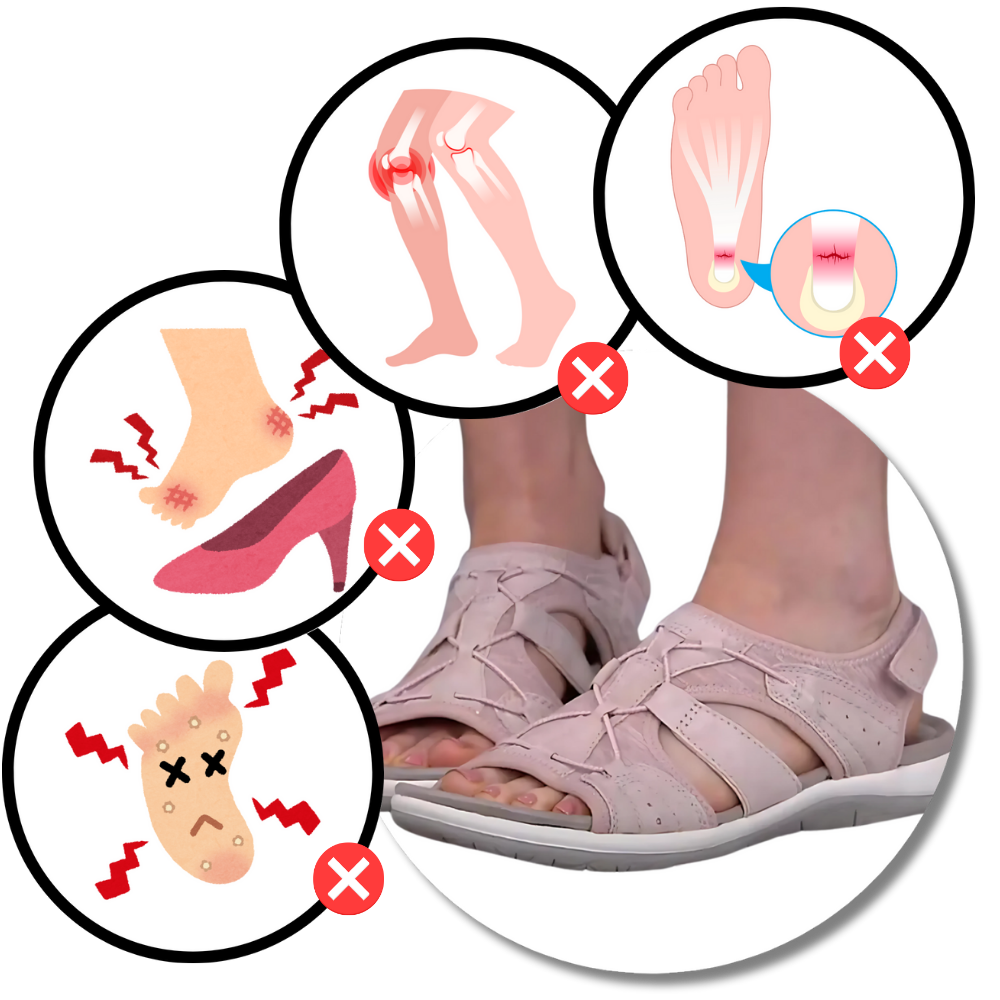 Sklisikre Sandaler med Ortotisk Støtte - Ozerty