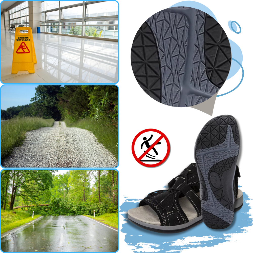 Sklisikre Sandaler med Ortotisk Støtte - Ozerty