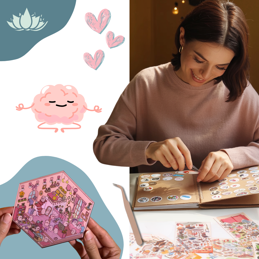 Home Tales-Klistremerker i Pastell - Ozerty