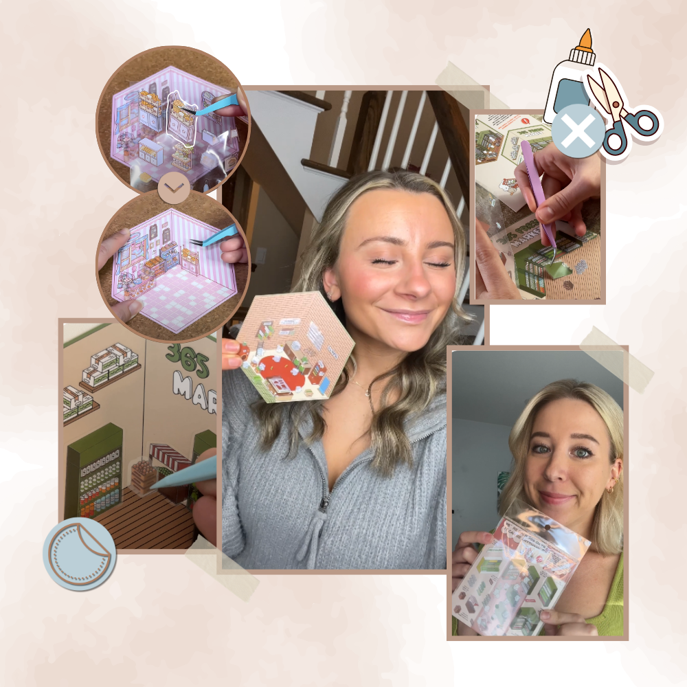 Home Tales-Klistremerker i Pastell - Ozerty