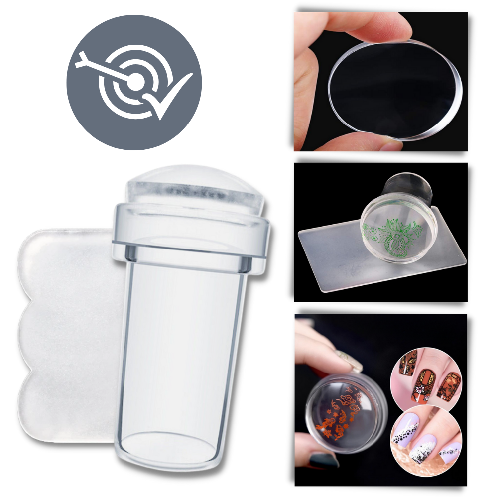 Gjennomsiktig redskap for neglelakk-kunst
- Ozerty