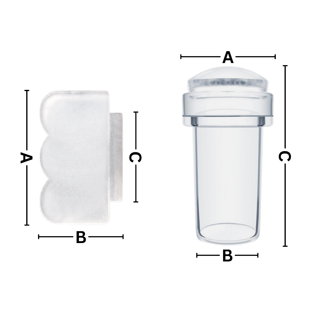 Gjennomsiktig redskap for neglelakk-kunst
- Ozerty