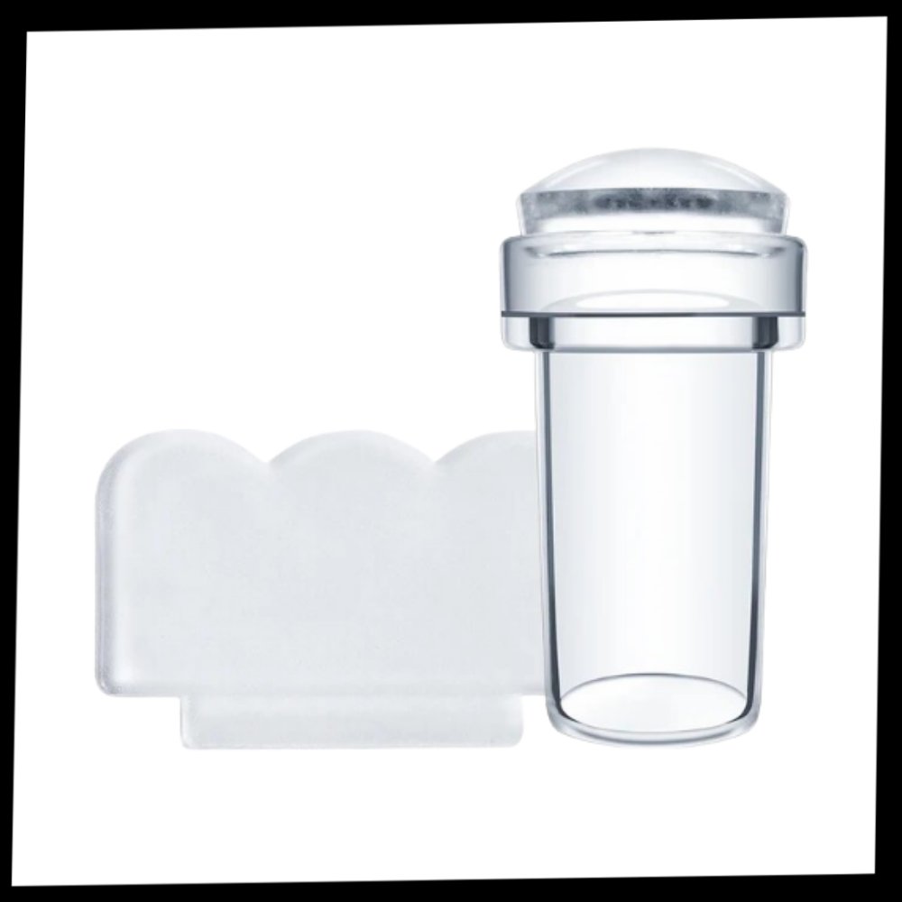 Gjennomsiktig redskap for neglelakk-kunst
- Ozerty