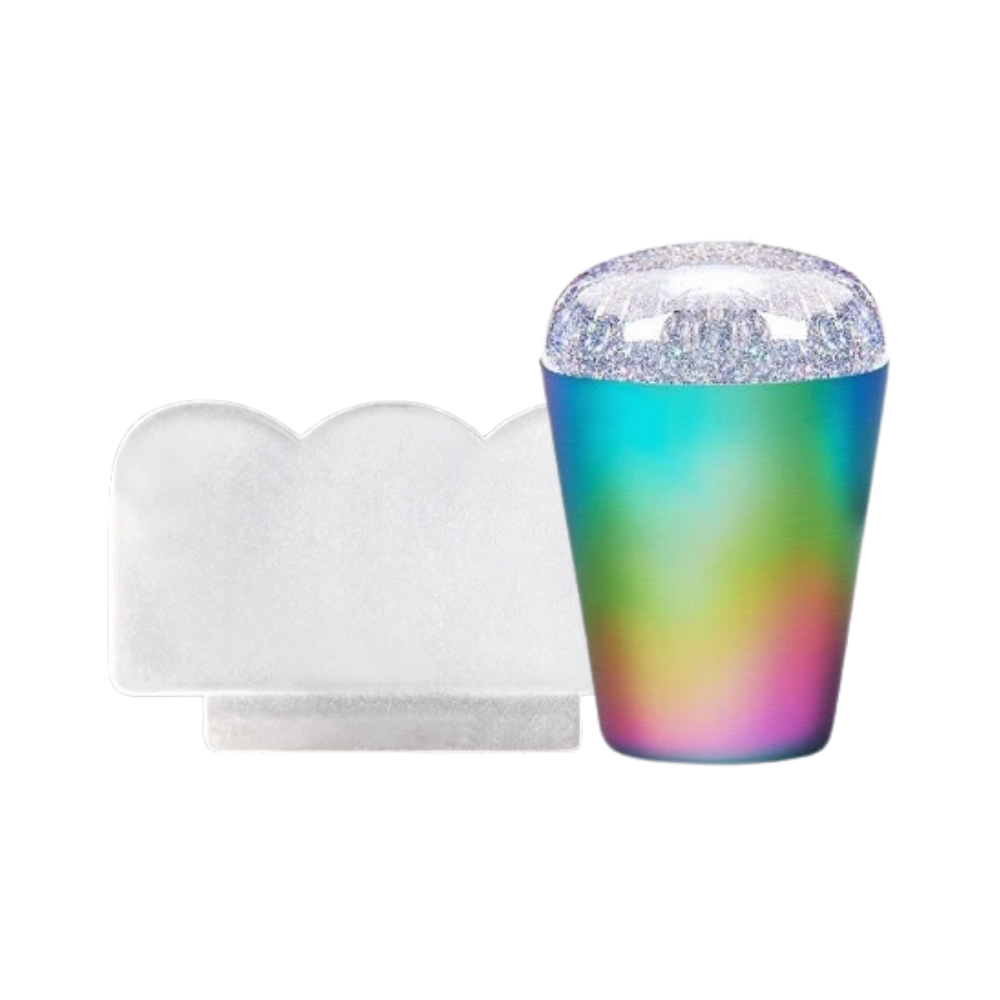 Gjennomsiktig redskap for neglelakk-kunst
-Regnbue - Ozerty